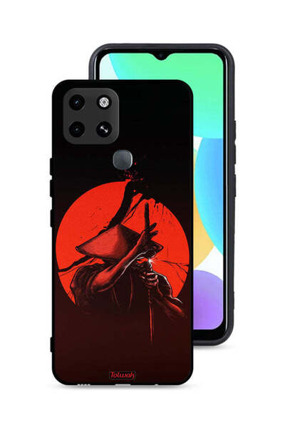 Tolwak غطاء حماية لهاتف Infinix Smart 6 بتصميم محارب السيف