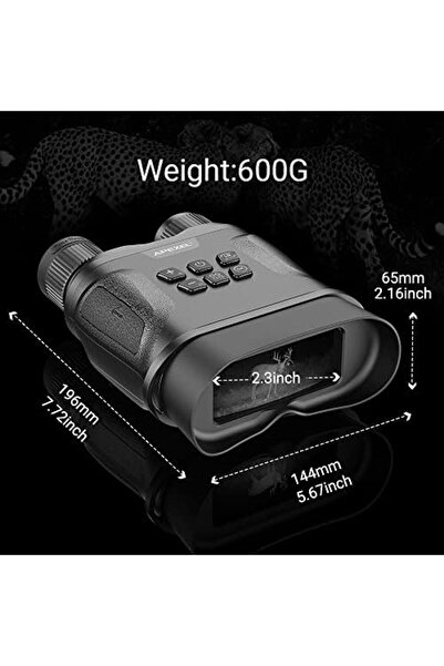 Generic Night Vision Binoculars Infrared Binoculars, 12X Zoom Effect, 2624FT/800M Viewing Distance in 100% D