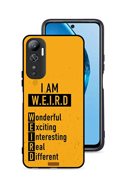 Tolwak غطاء حماية لهاتف Infinix Hot 20 4G مطبوع عليه عبارة "أنا غريب"