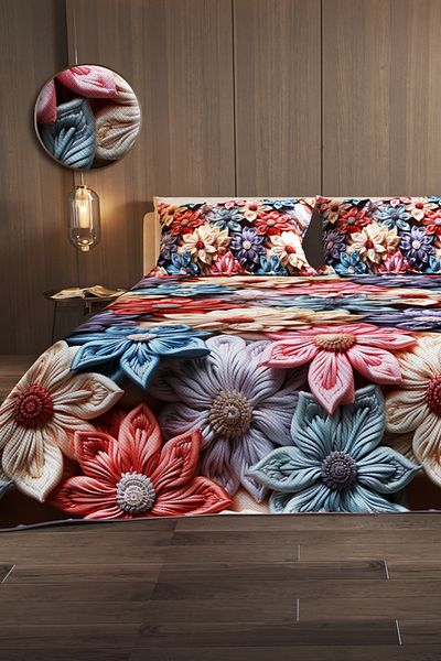 MonoHome 100% Cotton Double Bedspread Set Special Woven Candle Motifs