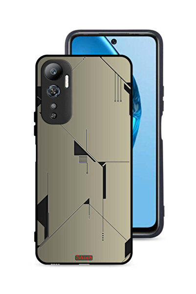 Tolwak غطاء حماية لهاتف Infinix Hot 20 4G بتصميم فني تجريدي بسيط