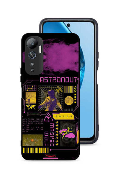 Tolwak غطاء حماية لهاتف Infinix Hot 20 4G بملصق رائد فضاء