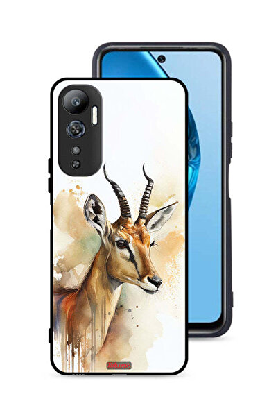 Tolwak غطاء حماية لهاتف Infinix Hot 20 4G بطبعة غزال تجريدية