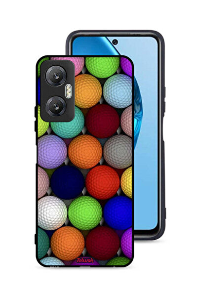 Tolwak غطاء حماية لهاتف Infinix Hot 20 5G بتصميم كرات فنية تجريدية