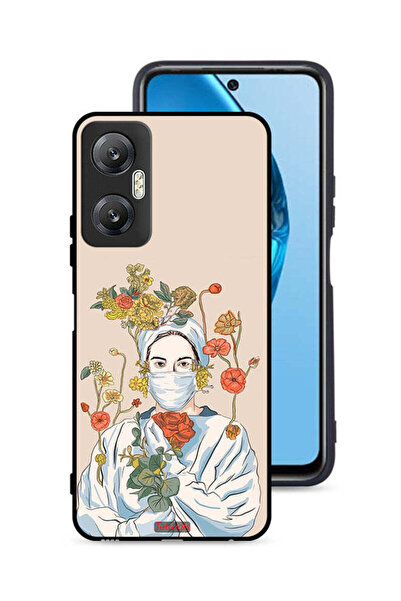 Tolwak غطاء حماية لهاتف Infinix Hot 20 5G بطبعة ممرضة