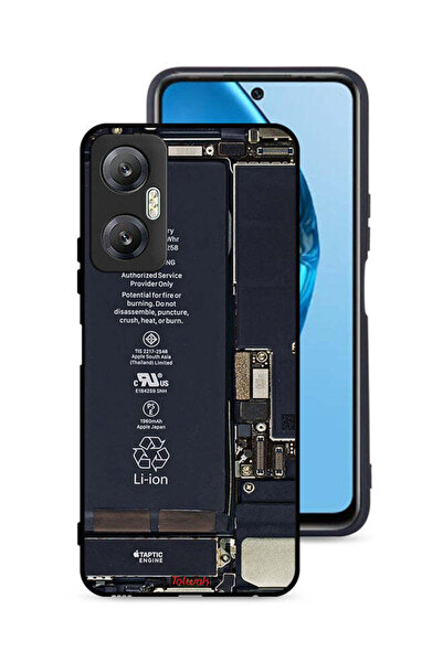 Tolwak غطاء حماية لهاتف Infinix Hot 20 5G بنمط دائرة الهاتف