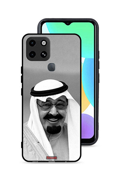 Tolwak غطاء حماية لهاتف إنفينيكس سمارت 6 صورة الملك عبدالله مبتسماً