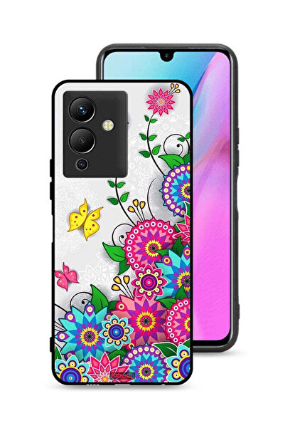 Tolwak غطاء حماية لهاتف Infinix Note 12 5G بنقشة زهور ماندالا