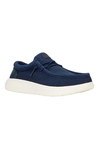 HEY DUDE Wally Comf Woven Men's Shoes - Navy Blue
