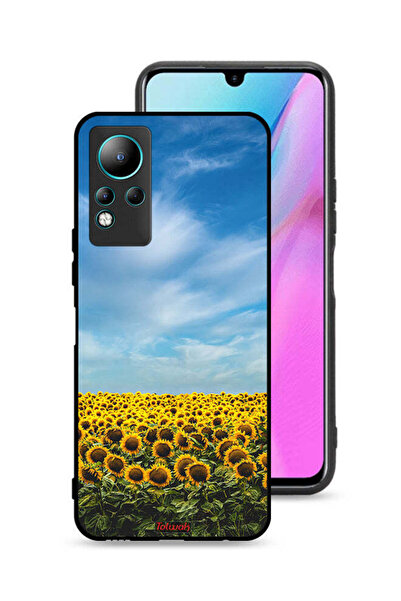 Tolwak غطاء حماية لهاتف Infinix Note 11 بطبعة عباد الشمس تحت السماء