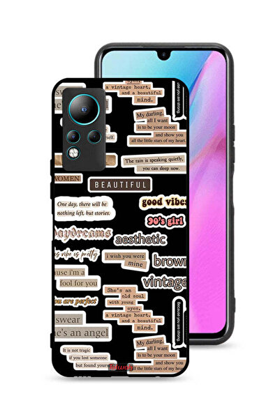 Tolwak غطاء حماية لهاتف Infinix Note 11 بملصقات اقتباسات جميلة