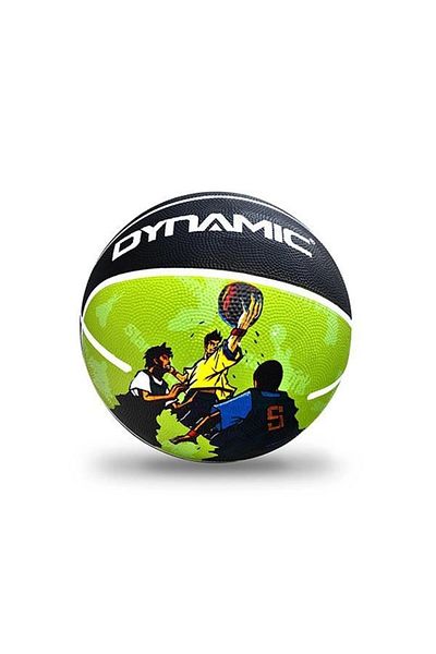 Dynamic Slam Basketball Ball No 7 Orange Yellow