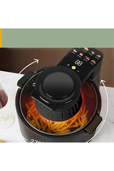 OEM 8L oil-free fryer with digital display