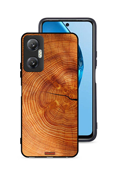 Tolwak غطاء حماية لهاتف Infinix Hot 20 5G مصنوع من الخشب المتصدع