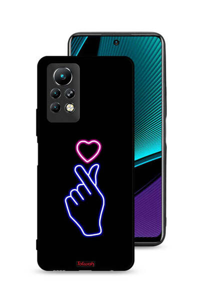 Tolwak غطاء حماية لهاتف Infinix Note 11 Pro بنقشة قلب