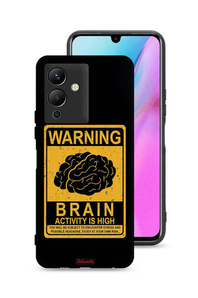 Tolwak غطاء حماية لهاتف Infinix Note 12 Pro 5G تحذير من ارتفاع نشاط الدماغ