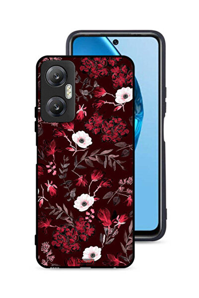 Tolwak غطاء حماية لهاتف Infinix Hot 20 5G مزين بزهور صغيرة وأوراق استوائية