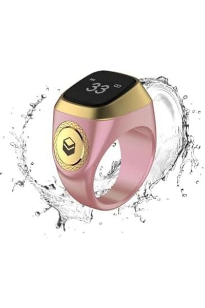iqibla YU WELL iQIBLA Smart Tasbih Zikr Ring (18MM Plastic, Pink)