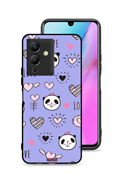 Tolwak غطاء حماية لهاتف Infinix Note 12 Pro 5G برسومات Love And Panda Doodle