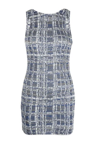 VİTELLİ VITELLI Vitelli Babele Jacquard Scoop Back Mini Dress Clothing