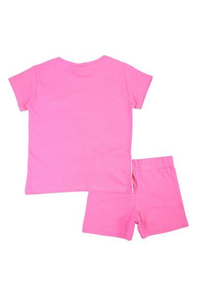 Barbie Children's pajamas with short sleeves, 100% cotton, multicolor, Happy, Barbie