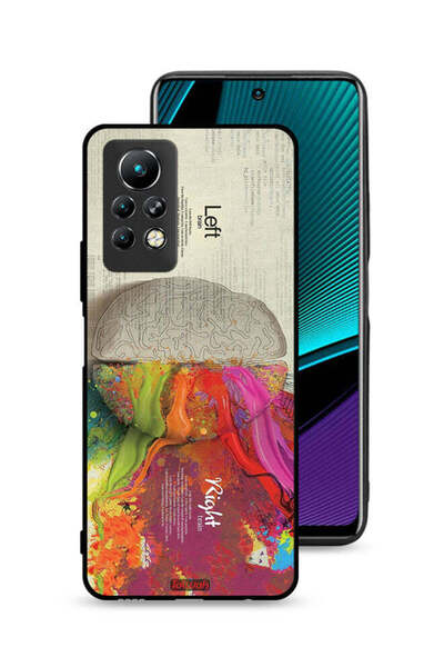 Tolwak غطاء حماية لهاتف Infinix Note 11 Pro بتصميم تجريدي لعلم الدماغ