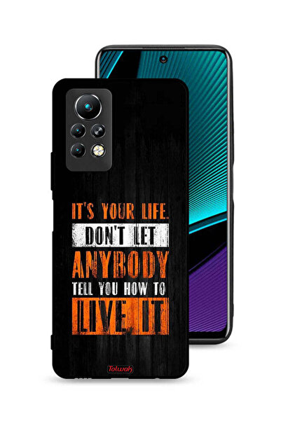 Tolwak غطاء حماية لهاتف Infinix Note 11 Pro "Its Your Life"