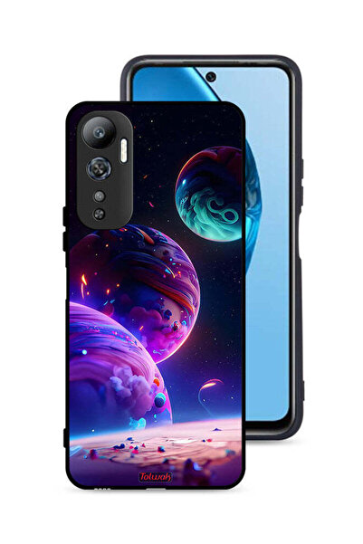 Tolwak غطاء حماية لهاتف Infinix Hot 20 4G بنقشة كوكبية