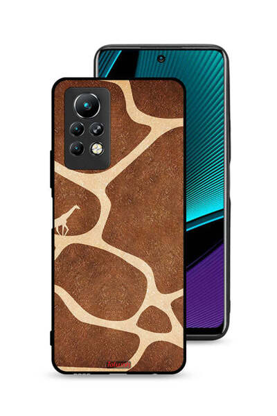 Tolwak غطاء حماية لهاتف Infinix Note 11 Pro بتصميم جلد الزرافة