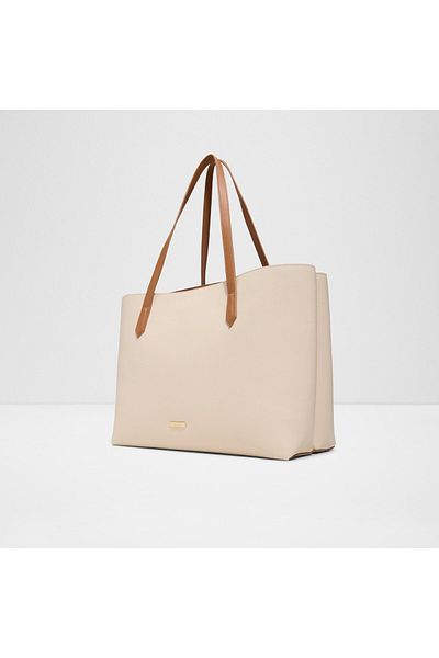 Aldo Beige L City Handbags for Female