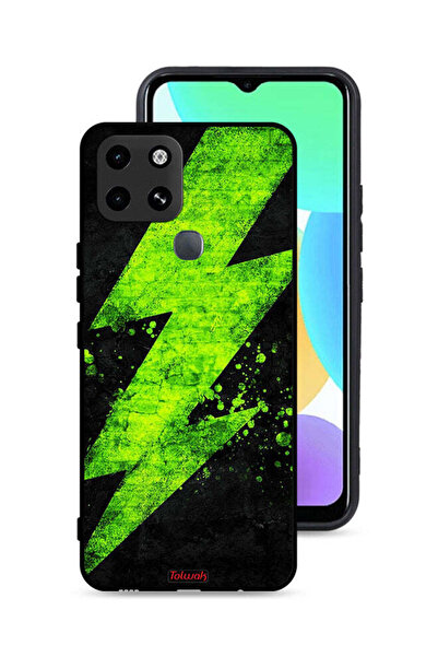 Tolwak غطاء حماية لهاتف إنفينيكس سمارت 6 بنمط كهربائي