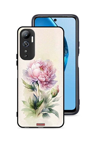 Tolwak غطاء حماية لهاتف Infinix Hot 20 4G بتصميم فني بألوان مائية وردية