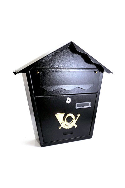 Strend Pro Mailbox, black, 37x10x37 cm, Romantic
