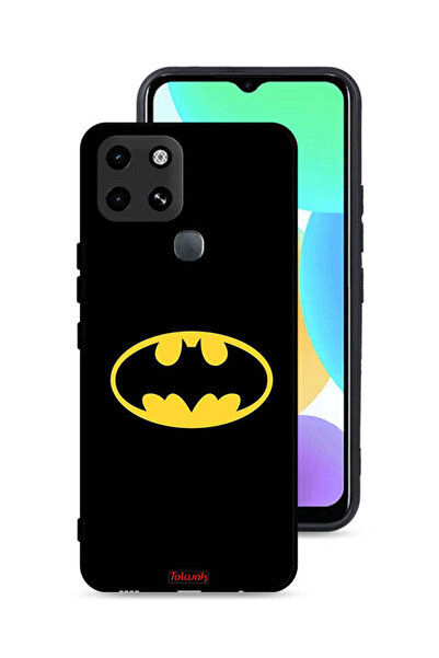 Tolwak غطاء حماية لهاتف Infinix Smart 6 بشعار باتمان