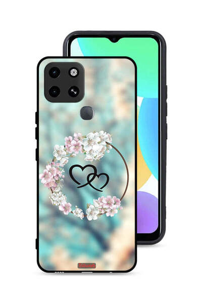 Tolwak غطاء حماية لهاتف إنفينيكس سمارت 6 بتصميم قلوب ورسومات خواتم