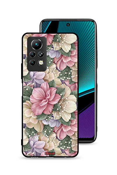 Tolwak غطاء حماية لجهاز Infinix Note 11 Pro عالي الوضوح مزين بالزهور