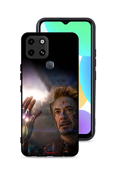 Tolwak غطاء حماية لهاتف إنفينيكس سمارت 6 - أنا الرجل الحديدي