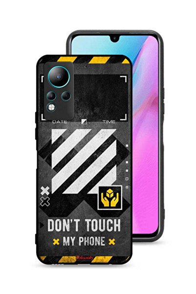 Tolwak Infinix Note 11 Protective Case Cover Do Not Touch My Phone