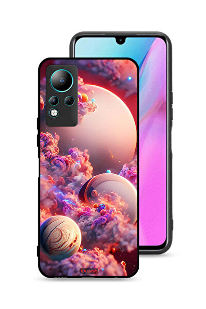 Tolwak غطاء حماية لهاتف Infinix Note 11 بتصميم غيوم وفن تجريدي