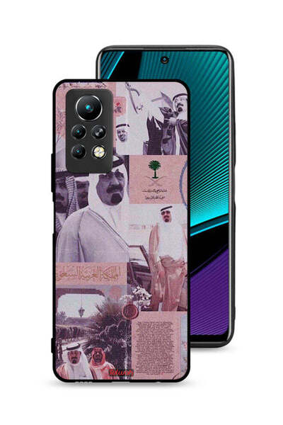 Tolwak غطاء حماية لهاتف إنفينيكس نوت 11 برو، ملصق الملك عبدالله العتيق