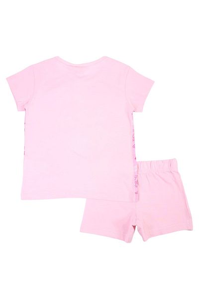 Barbie Children's pajamas with short sleeves, 100% cotton, multicolor, Happy Days, Barbie