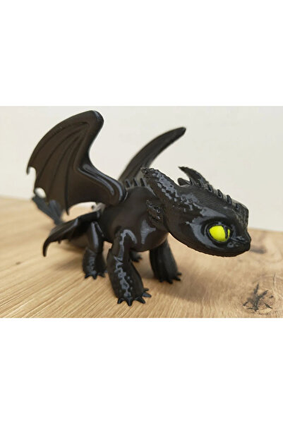 Phigo Ejderhanı Nasıl Eğitirsin Figürü 18 cm – Kişiye Özel İsimli 3D Baskı Fantastik Koleksiyon Biblosu