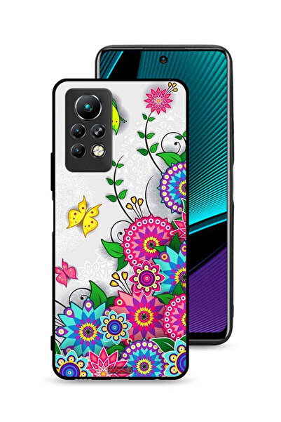 Tolwak غطاء حماية لهاتف إنفينيكس نوت 11 برو بنقشة زهور ماندالا