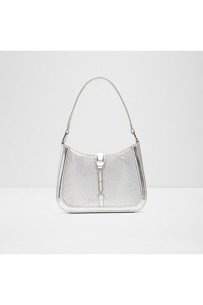 Aldo Silver-colored L Dress Handbags for Female