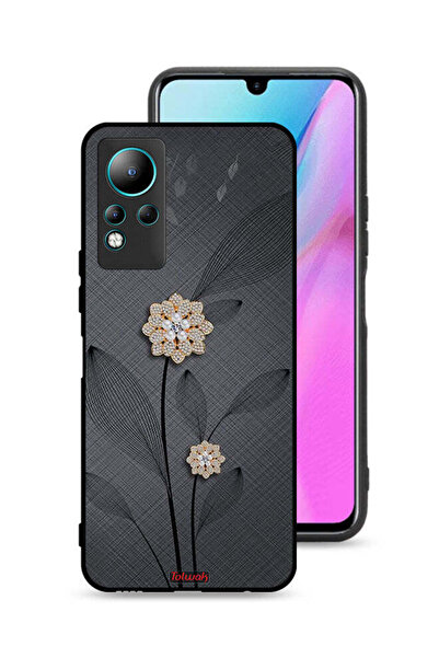 Tolwak غطاء حماية لهاتف Infinix Note 11 برسومات زهور ماسية