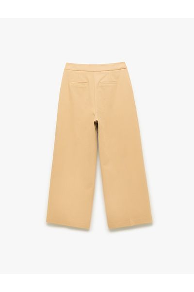 Koton Standard Waist Pocket Short Wide Leg Palazzo Pants