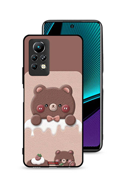 Tolwak غطاء حماية لهاتف إنفينيكس نوت 11 برو - دب الفراولة