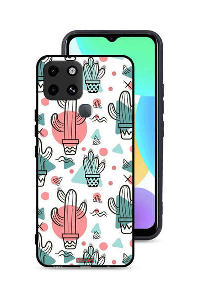 Tolwak غطاء حماية لهاتف Infinix Smart 6 بلون الصبار