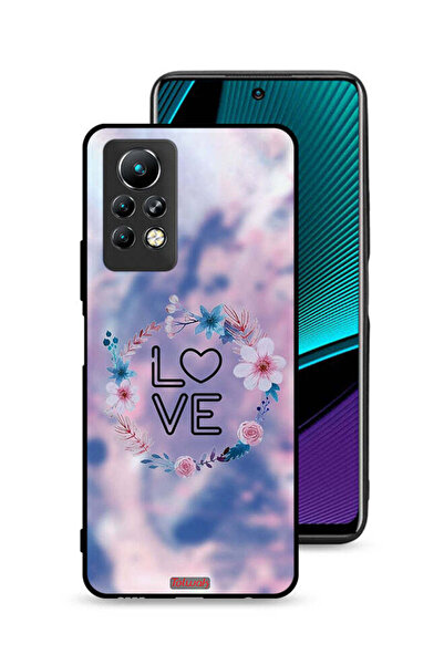 Tolwak غطاء حماية لهاتف Infinix Note 11 Pro برسومات زهور الحب