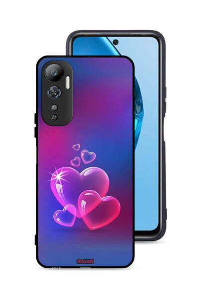 Tolwak غطاء حماية لهاتف Infinix Hot 20 4G بتصميم قلوب مائية